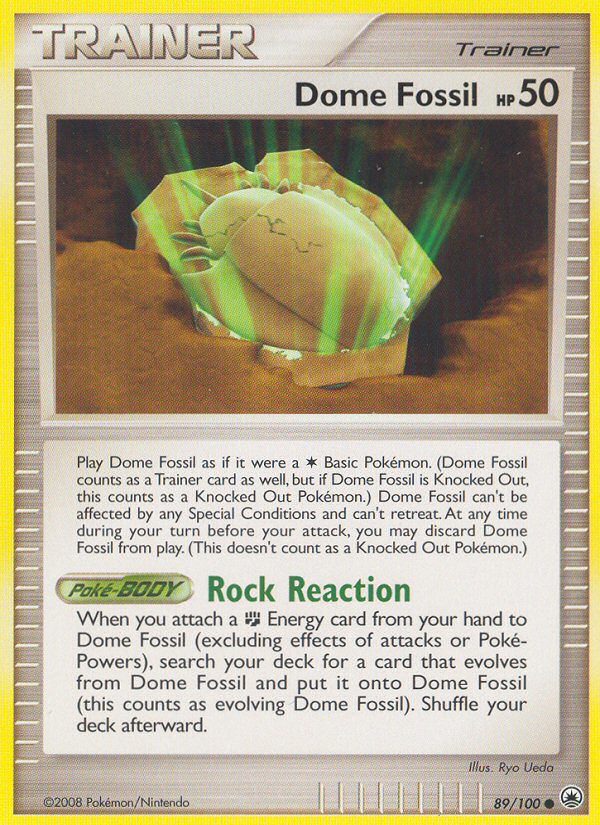 Dome Fossil (89/100) [Diamond & Pearl: Majestic Dawn] | Good Games Cannington