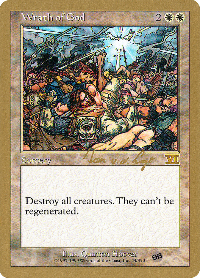 Wrath of God (Tom van de Logt) (SB) [World Championship Decks 2000] | Good Games Cannington