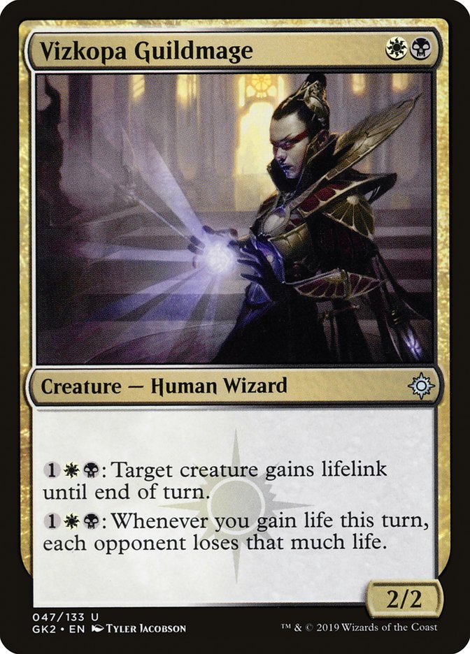 Vizkopa Guildmage [Ravnica Allegiance Guild Kit] | Good Games Cannington