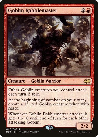 Goblin Rabblemaster [Duel Decks: Merfolk vs. Goblins] | Good Games Cannington