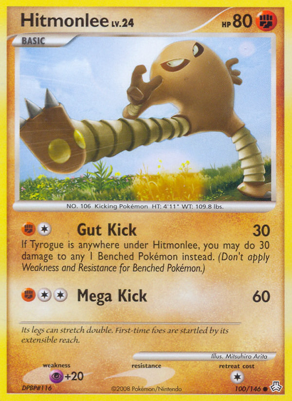 Hitmonlee (100/146) [Diamond & Pearl: Legends Awakened] | Good Games Cannington