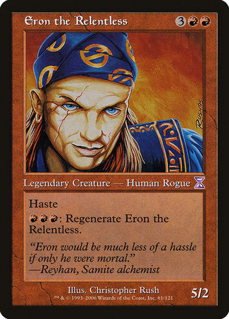 Eron the Relentless [Time Spiral Timeshifted] | Good Games Cannington