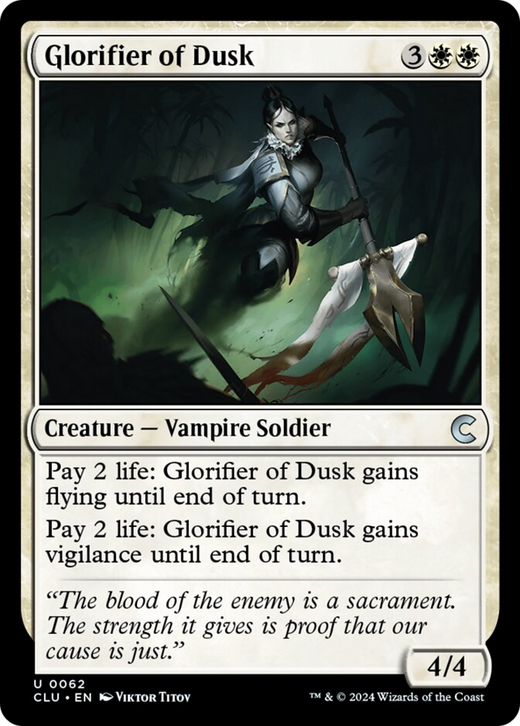 Glorifier of Dusk [Ravnica: Clue Edition] | Good Games Cannington