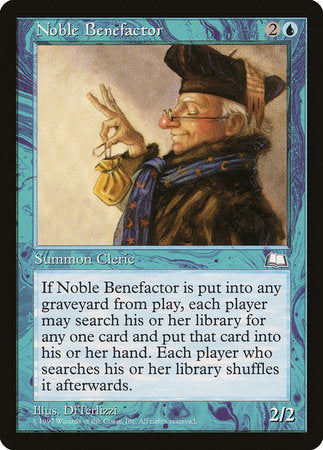 Noble Benefactor [Weatherlight] | Good Games Cannington