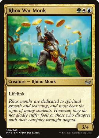 Rhox War Monk [Modern Masters 2017] | Good Games Cannington