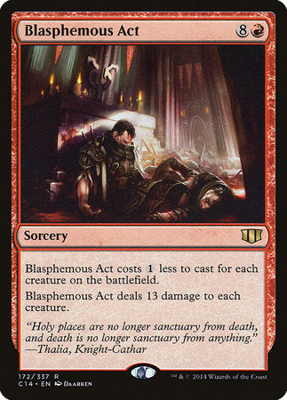 Blasphemous Act [Commander 2014] | Good Games Cannington