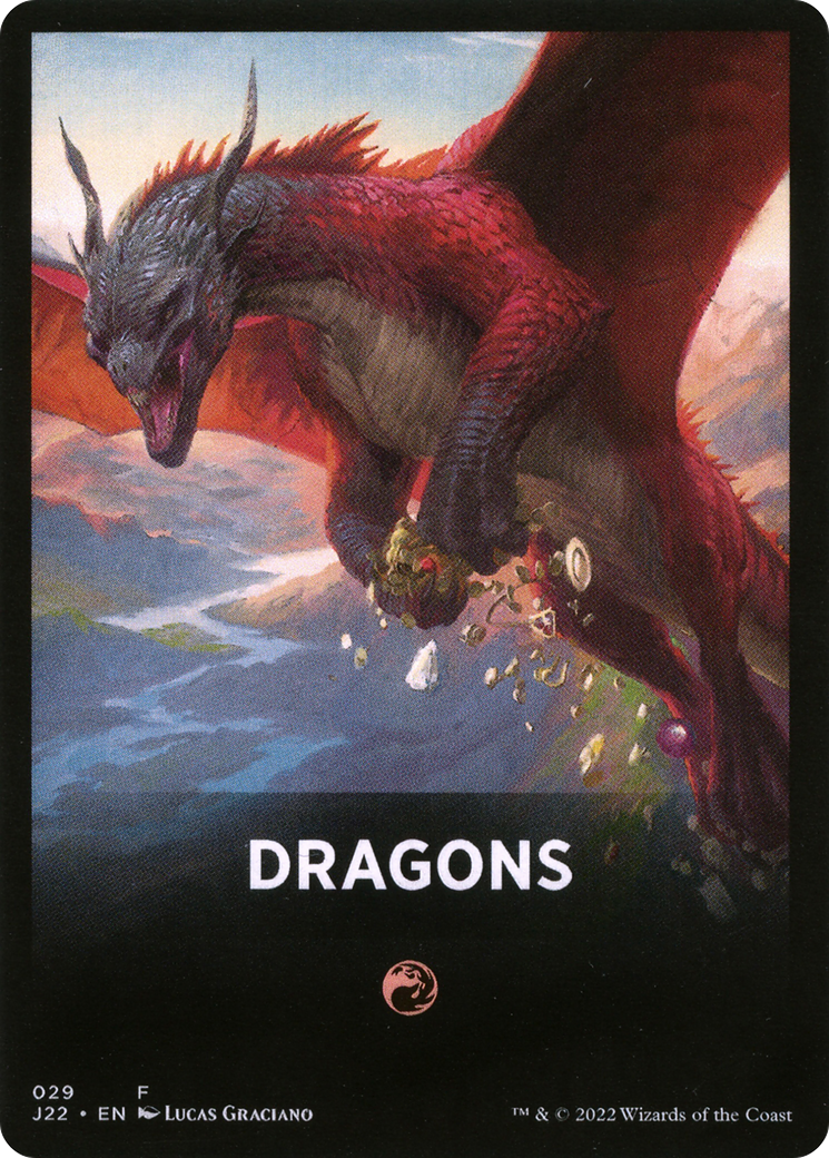 Dragons Theme Card [Jumpstart 2022 Front Cards] | Good Games Cannington