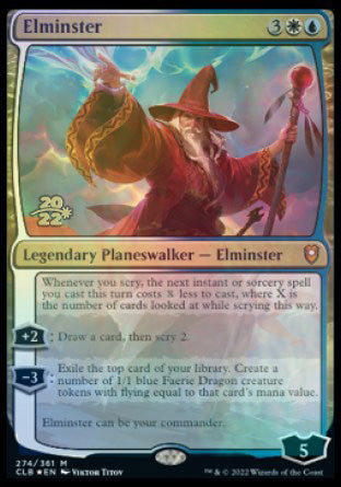 Elminster [Commander Legends: Battle for Baldur's Gate Prerelease Promos] | Good Games Cannington