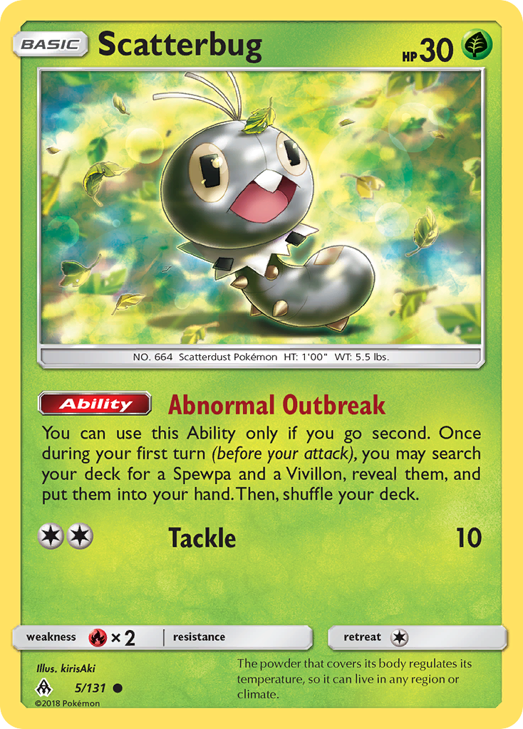 Scatterbug (5/131) [Sun & Moon: Forbidden Light] | Good Games Cannington
