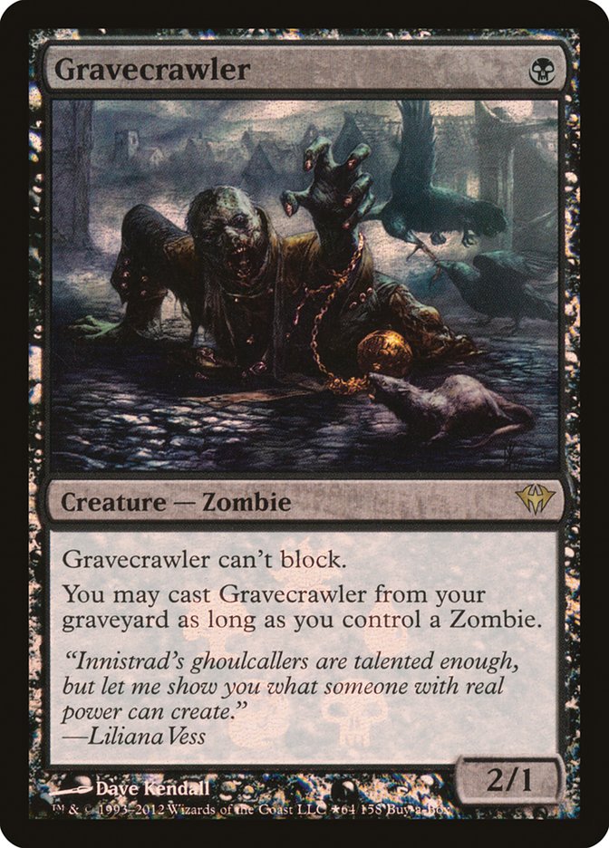 Gravecrawler (Buy-A-Box) [Dark Ascension Promos] | Good Games Cannington