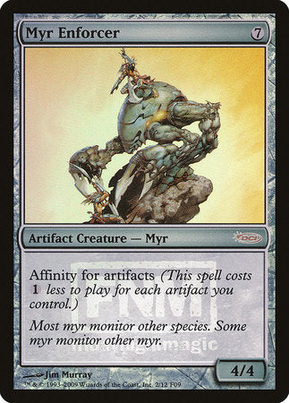 Myr Enforcer [Friday Night Magic 2009] | Good Games Cannington