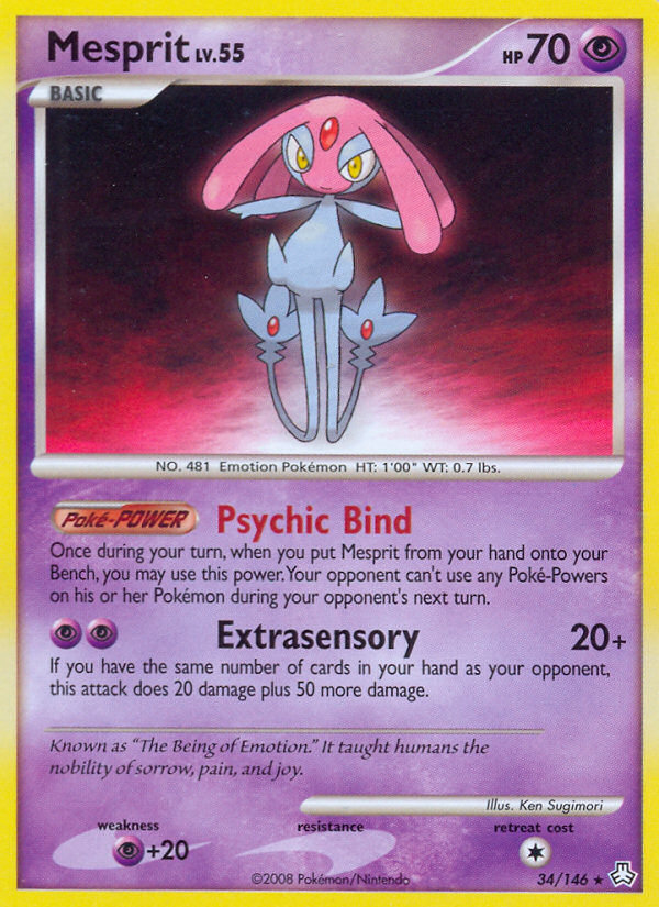 Mesprit (34/146) [Diamond & Pearl: Legends Awakened] | Good Games Cannington