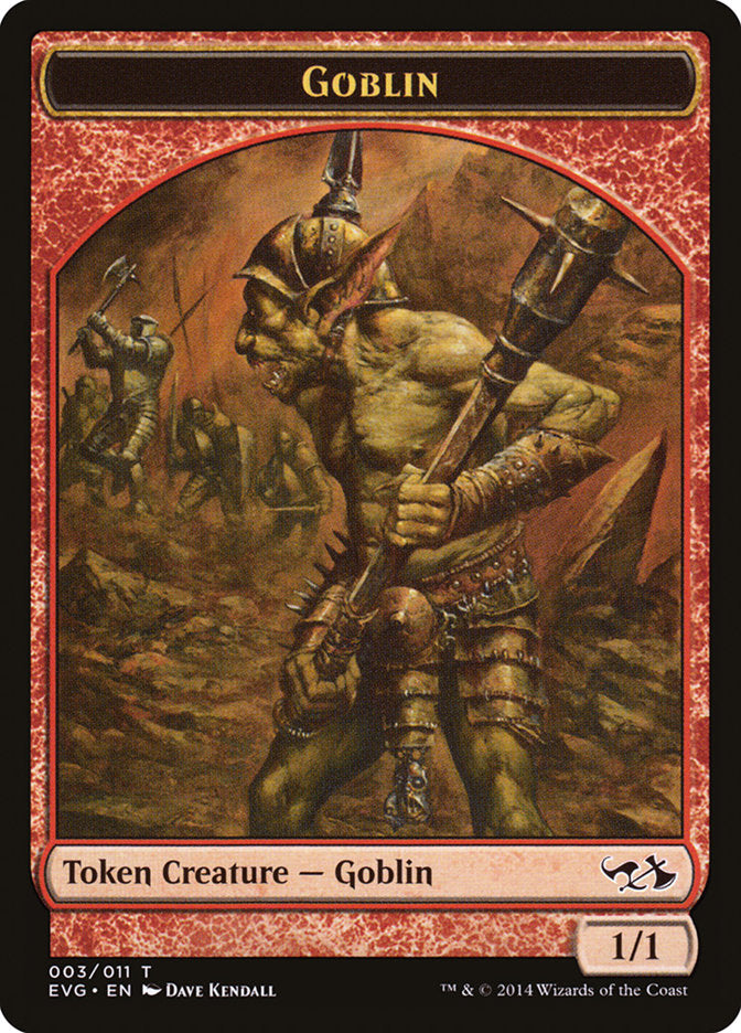 Goblin Token (Elves vs. Goblins) [Duel Decks Anthology Tokens] | Good Games Cannington
