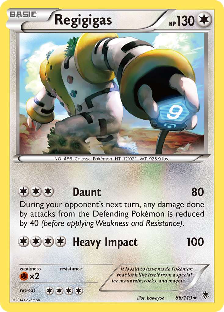 Regigigas (86/119) [XY: Phantom Forces] | Good Games Cannington