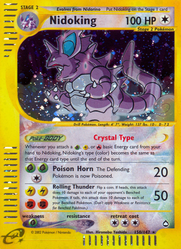 Nidoking (150/147) [Aquapolis] | Good Games Cannington