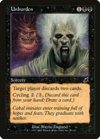 Unburden [Scourge] | Good Games Cannington