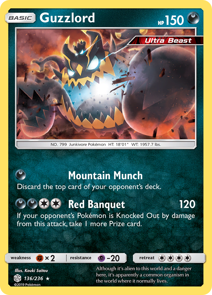 Guzzlord (136/236) [Sun & Moon: Cosmic Eclipse] | Good Games Cannington