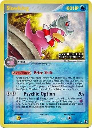 Slowking (28/113) (Stamped) [EX: Delta Species] | Good Games Cannington