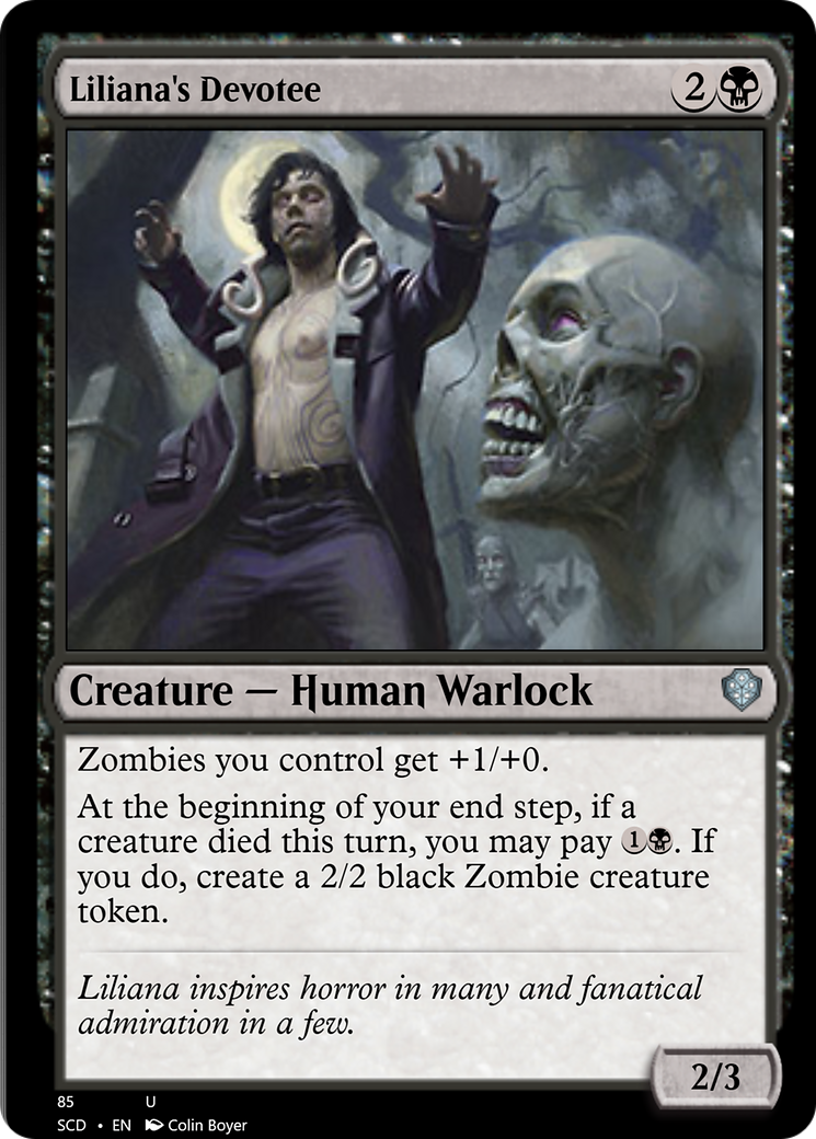 Liliana's Devotee [Starter Commander Decks] | Good Games Cannington