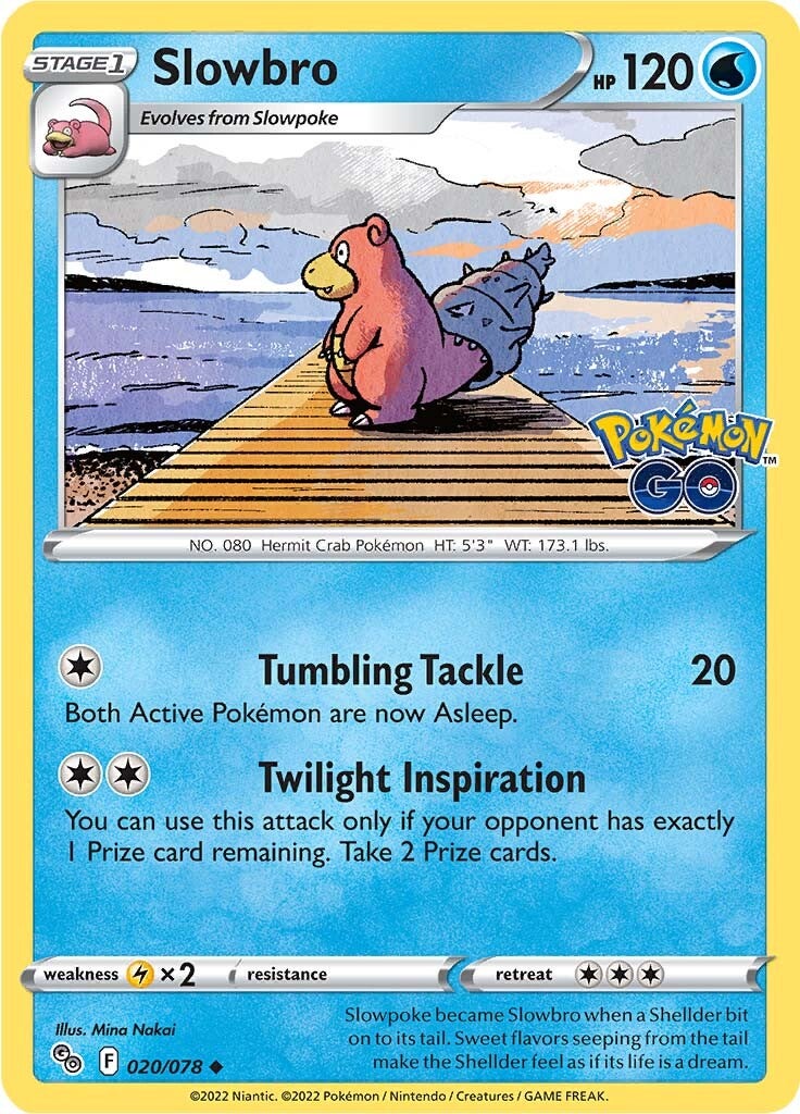 Slowbro (020/078) [Pokémon GO] | Good Games Cannington