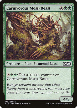 Carnivorous Moss-Beast [Magic 2015] | Good Games Cannington