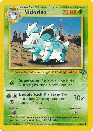 Nidorina (40/64) [Jungle Unlimited] | Good Games Cannington