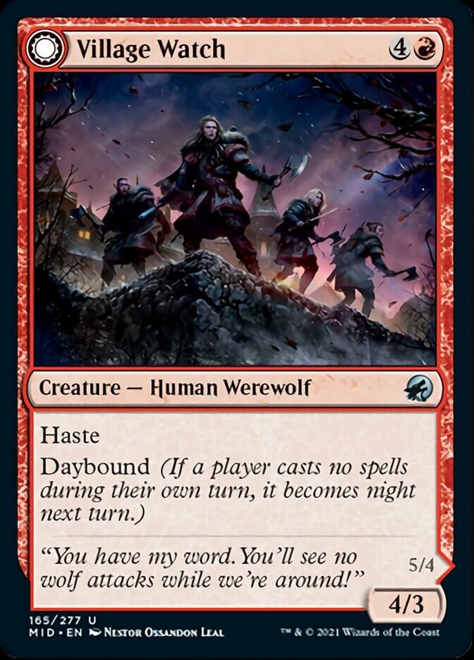 Village Watch // Village Reavers [Innistrad: Midnight Hunt] | Good Games Cannington