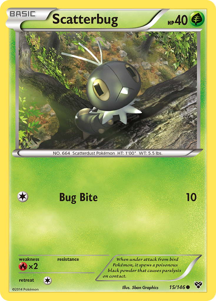 Scatterbug (15/146) [XY: Base Set] | Good Games Cannington