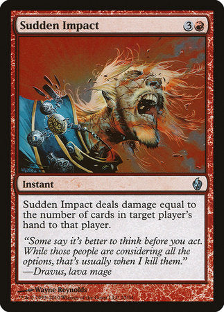 Sudden Impact [Premium Deck Series: Fire and Lightning] | Good Games Cannington