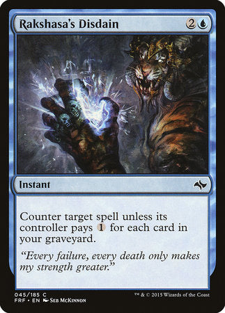 Rakshasa's Disdain [Fate Reforged] | Good Games Cannington