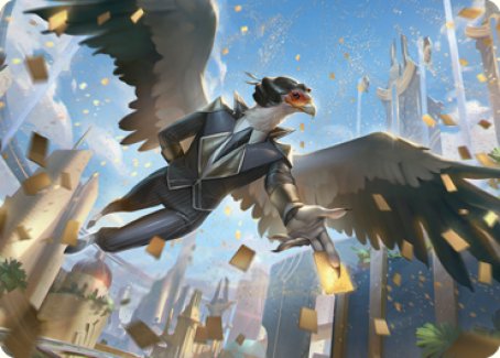 Skyboon Evangelist Art Card [Streets of New Capenna Art Series] | Good Games Cannington