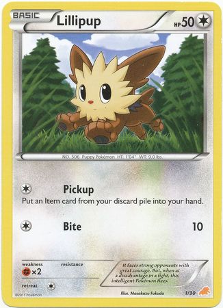 Lillipup (1/30) [Black & White: Trainer Kit - Excadrill] | Good Games Cannington