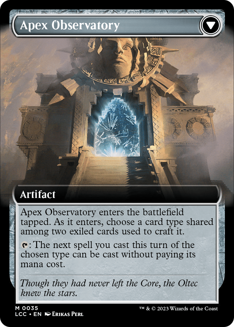 Eye of Ojer Taq // Apex Observatory (Extended Art) [The Lost Caverns of Ixalan Commander] | Good Games Cannington