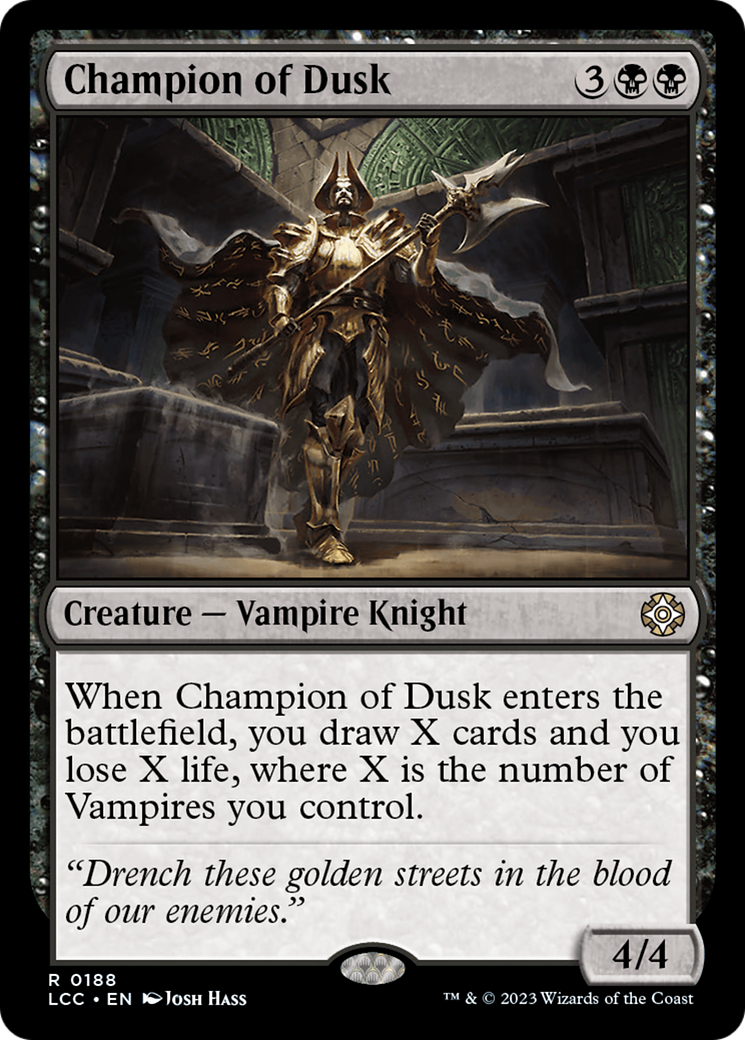 Champion of Dusk [The Lost Caverns of Ixalan Commander] | Good Games Cannington