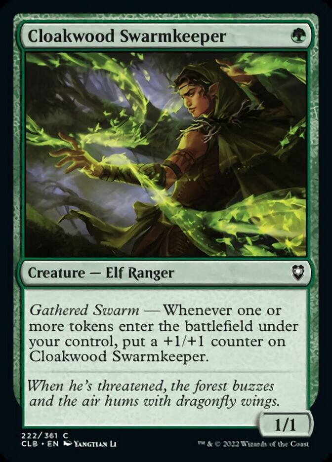 Cloakwood Swarmkeeper [Commander Legends: Battle for Baldur's Gate] | Good Games Cannington