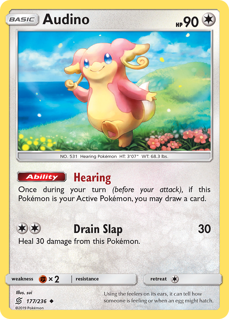 Audino (177/236) [Sun & Moon: Unified Minds] | Good Games Cannington