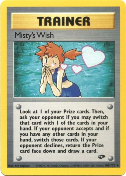 Misty's Wish (108/132) [Gym Challenge Unlimited] | Good Games Cannington