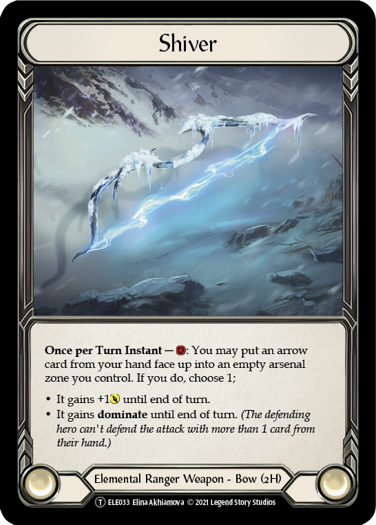 Embodiment of Earth // Shiver [U-ELE109 // U-ELE033] (Tales of Aria Unlimited)  Unlimited Normal | Good Games Cannington