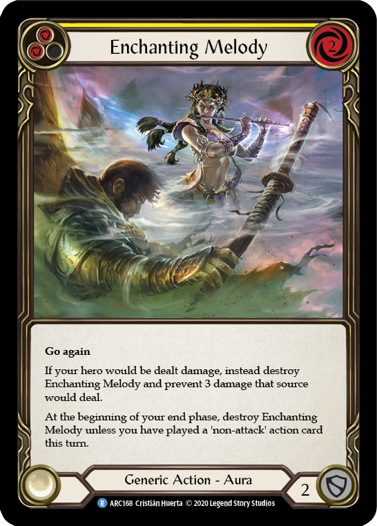 Enchanting Melody (Yellow) [U-ARC168] Unlimited Rainbow Foil | Good Games Cannington