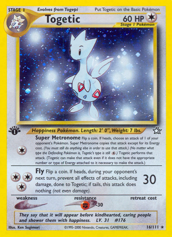Togetic (16/111) [Neo Genesis 1st Edition] | Good Games Cannington