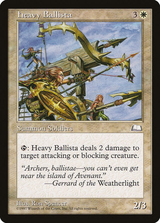 Heavy Ballista [Weatherlight] | Good Games Cannington