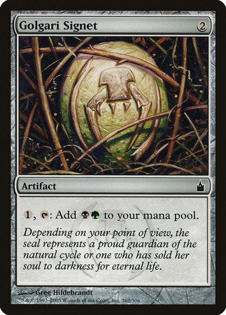 Golgari Signet [Ravnica: City of Guilds] | Good Games Cannington