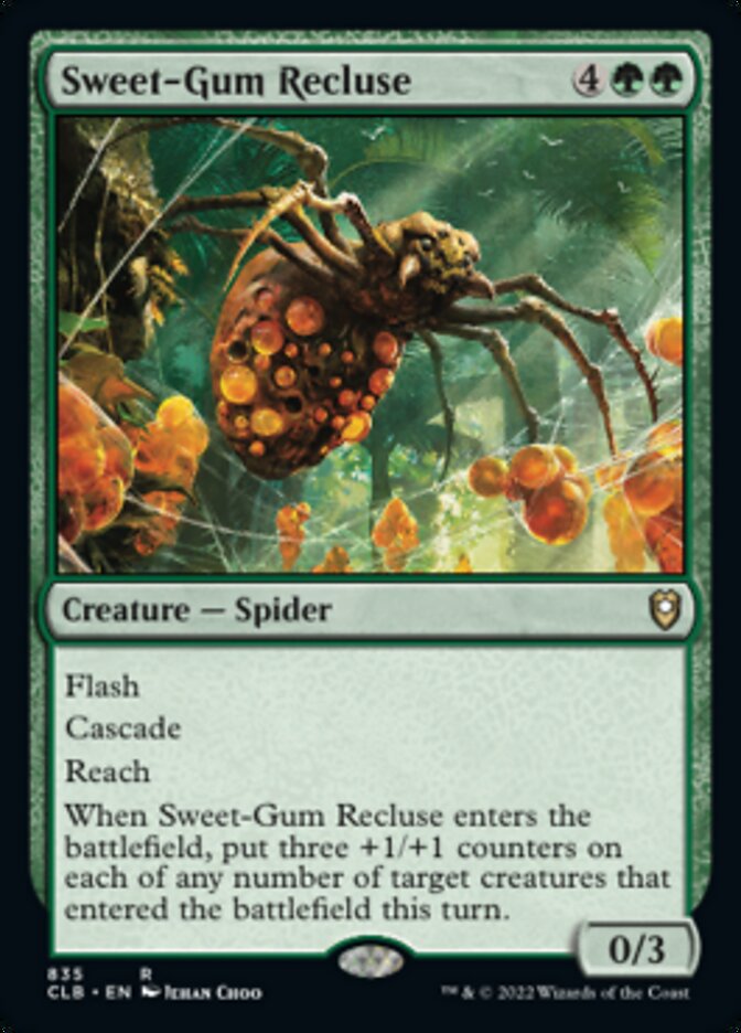 Sweet-Gum Recluse [Commander Legends: Battle for Baldur's Gate] | Good Games Cannington
