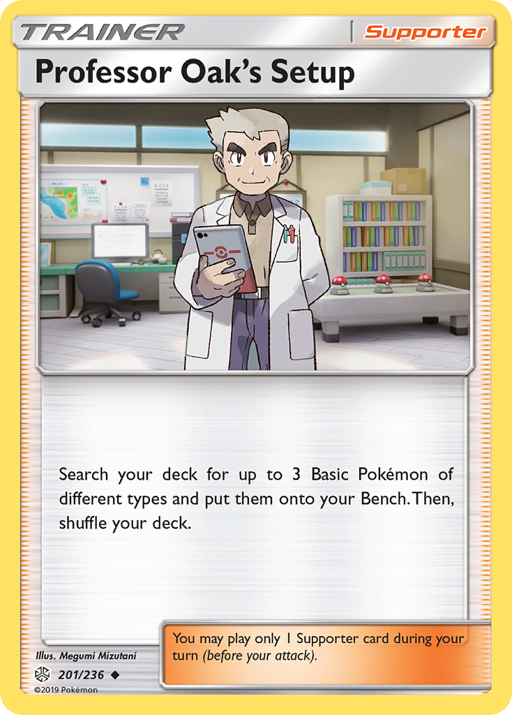 Professor Oak's Setup (201/236) [Sun & Moon: Cosmic Eclipse] | Good Games Cannington