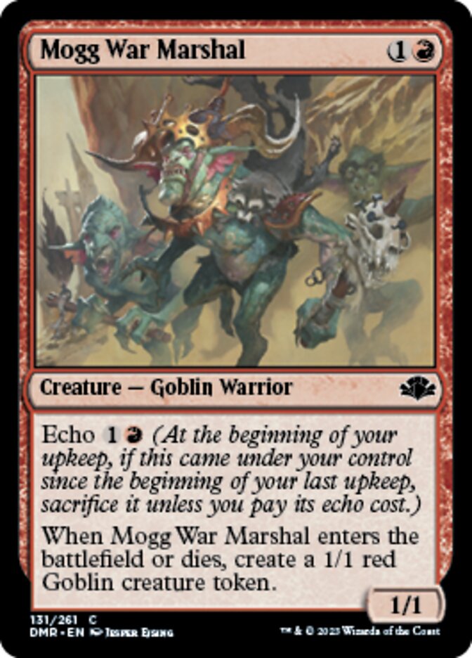 Mogg War Marshal [Dominaria Remastered] | Good Games Cannington