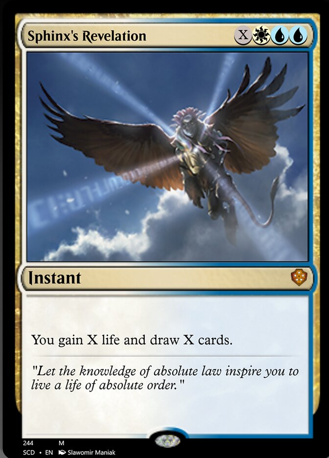 Sphinx's Revelation [Starter Commander Decks] | Good Games Cannington