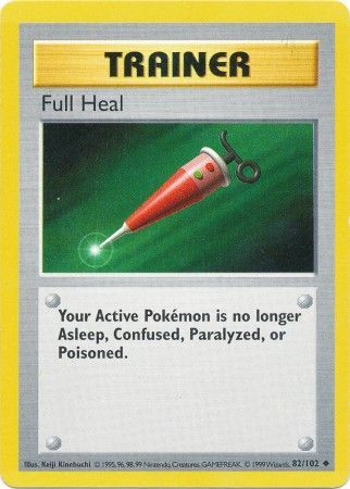Full Heal (82/102) [Base Set Shadowless Unlimited] | Good Games Cannington