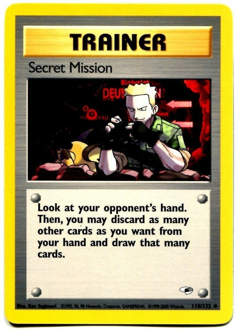 Secret Mission (118/132) [Gym Heroes Unlimited] | Good Games Cannington