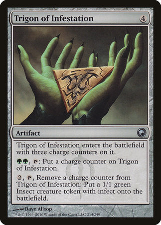 Trigon of Infestation [Scars of Mirrodin] | Good Games Cannington