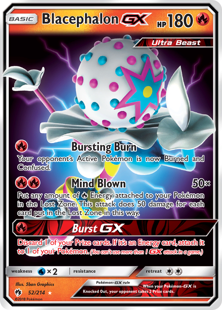 Blacephalon GX (52/214) [Sun & Moon: Lost Thunder] | Good Games Cannington